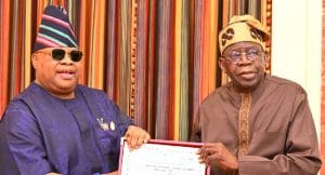 Adeleke Meets Tinubu After Winning Second Term In Osun