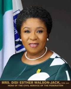 Walson-Jack’s Rise to Civil Service Peak: How Jonathan, Dickson Shaped Her Journey