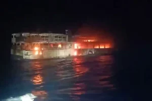 Five Dead, 87 Missing After Fire Engulfs Philippines Ferry
