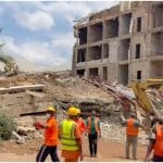 JUST IN: One Dead, Four Rescued As Four-Storey Building Collapses In Enugu