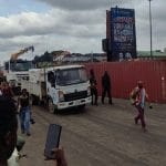 Kara Bridge Gridlock Worsens As Container-Laden Trailer Falls