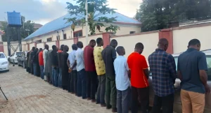 NSCDC Parades Suspended Niger Commandant, Officers Over Deaths Of 37 Miners