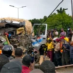 Driver Trapped In Multiple-Vehicle Crash On Otedola Bridge