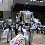 30 Robots Take to Poland’s Streets in Unusual AI Regulation ‘Protest’