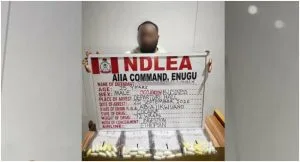 NDLEA Arrests Newlywed With 72 Cocaine Wraps At Enugu Airport