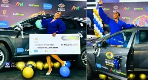Temi Nkem Gets SUV, ₦90m Prize After Winning BBNaija Season 11
