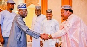 Matawalle Leads Eight Suspended Zamfara Lawmakers to Tinubu, Reaffirms Loyalty to APC
