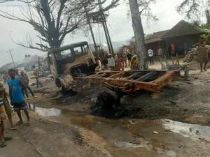 Petrol Tanker Crash Claims One Life, Injures Another in Cross River